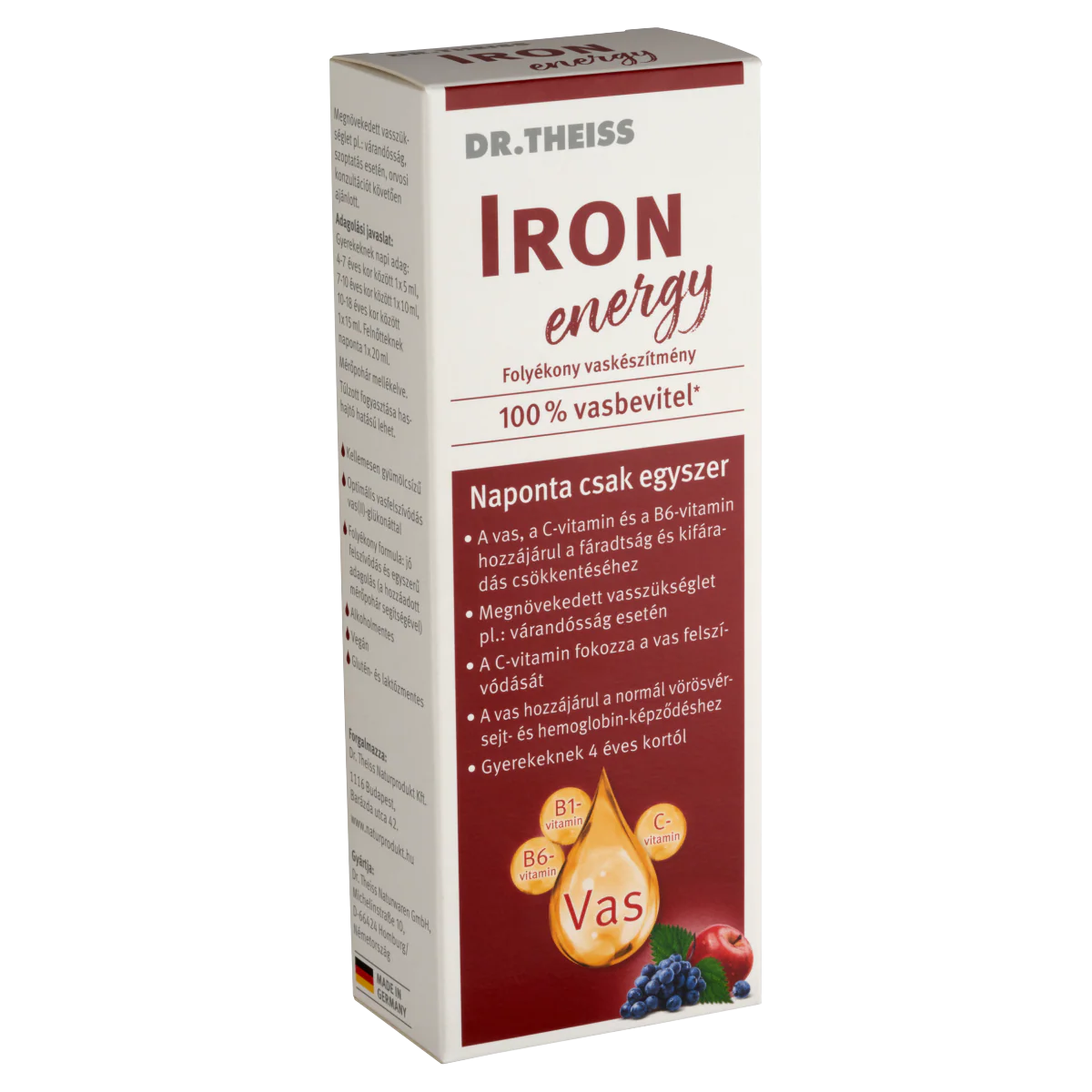 Dr.Theiss Iron Energy vaskészítmény 250ml - Image 9