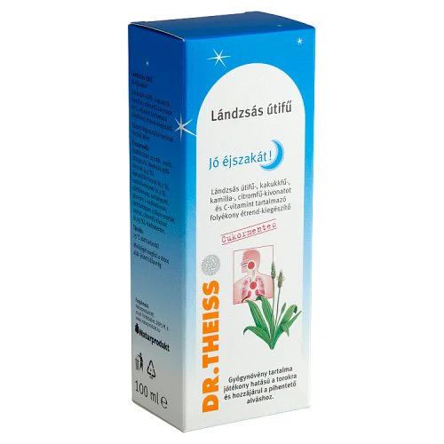 Dr.Theiss Lándzsás útifű Jó éjszakát folyékony étrend-kiegészítő 100ml - Image 4