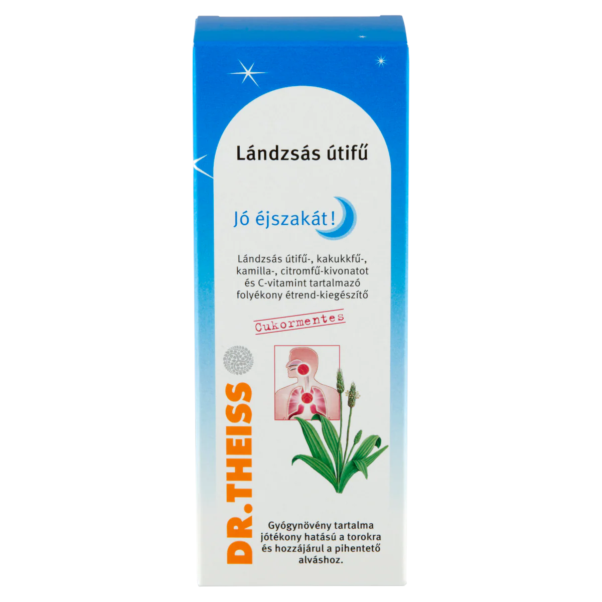 Dr.Theiss Lándzsás útifű Jó éjszakát folyékony étrend-kiegészítő 100ml - Image 6