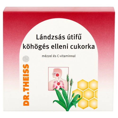 Dr.Theiss Lándzsás útifű köhögés elleni cukorka mézzel és C-vtaminnal 50g - Image 2