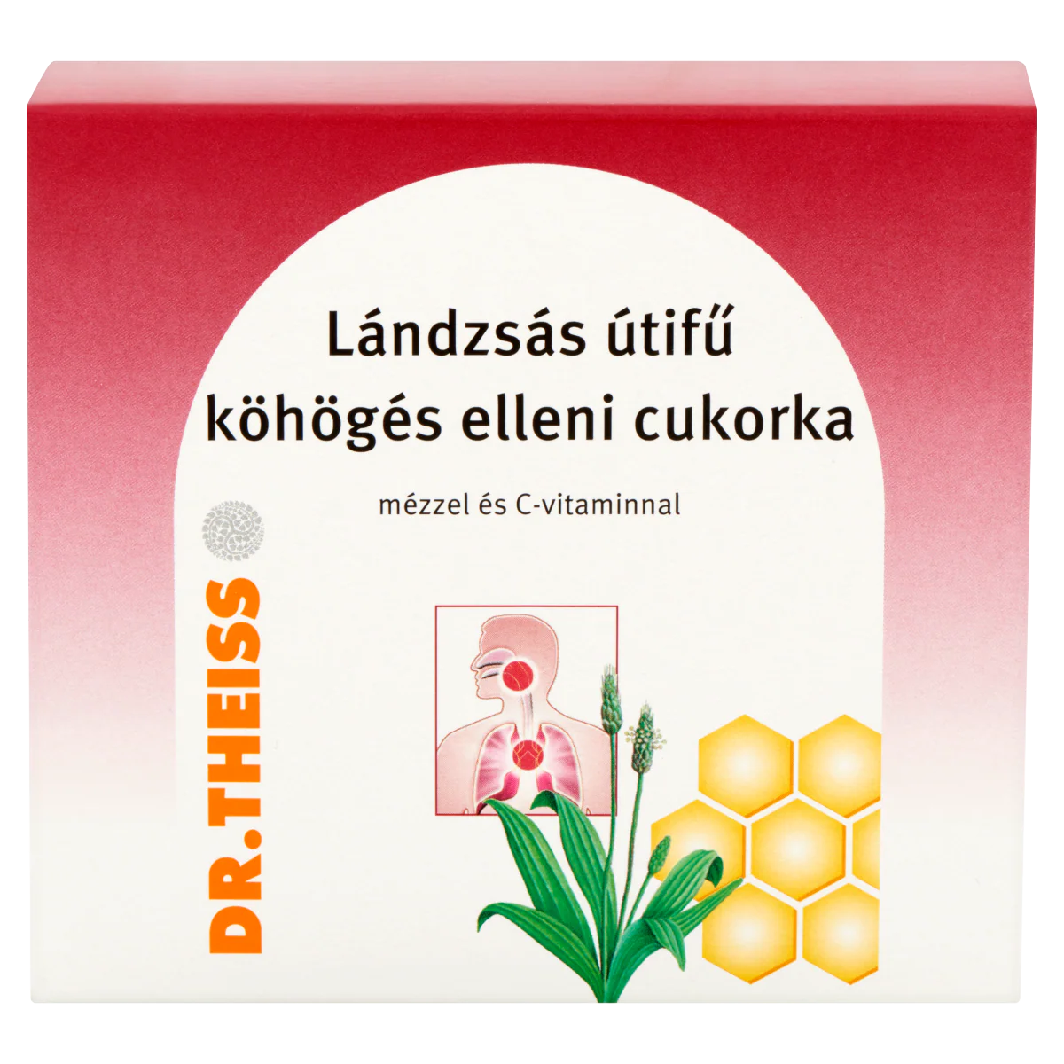Dr.Theiss Lándzsás útifű köhögés elleni cukorka mézzel és C-vtaminnal 50g - Image 7