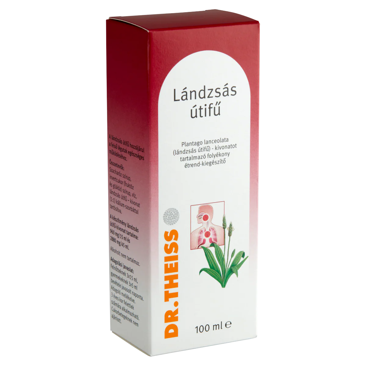 Dr.Theiss Plantago Lanceolata Lándzsás útifű folyékony étrend - kiegészítő 100ml - Image 10