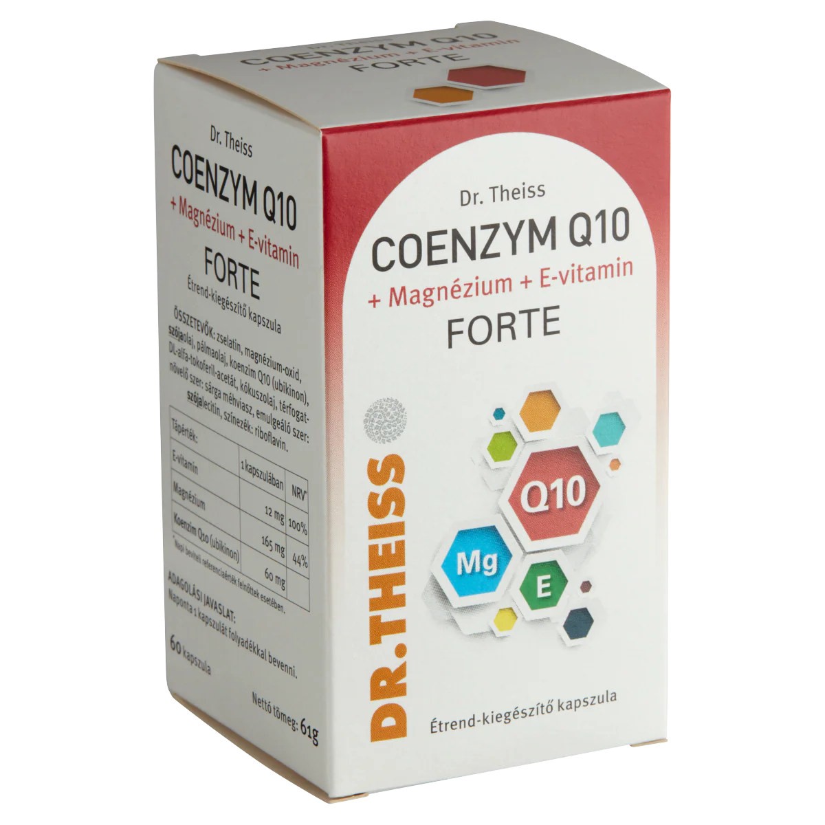 Dr.Theiss Coenzym Q10 +Mg+E vitamin étrend-kiegészítő kapszula FORTE 60 db - Image 12