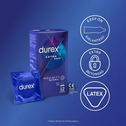 Durex Extra Safe óvszer 12 db - Image 2