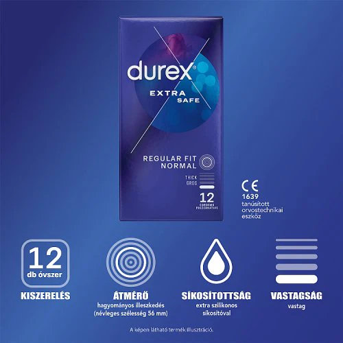 Durex Extra Safe óvszer 12 db - Image 3