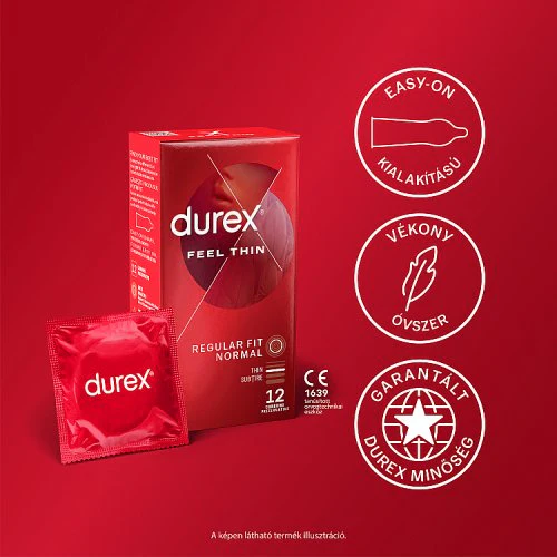 Durex Feel Thin óvszer 12 db - Image 2
