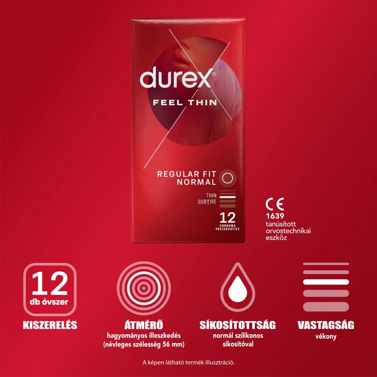 Durex Feel Thin óvszer 12 db - Image 7