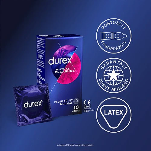Durex Mutual Pleasure óvszer 10 db - Image 2