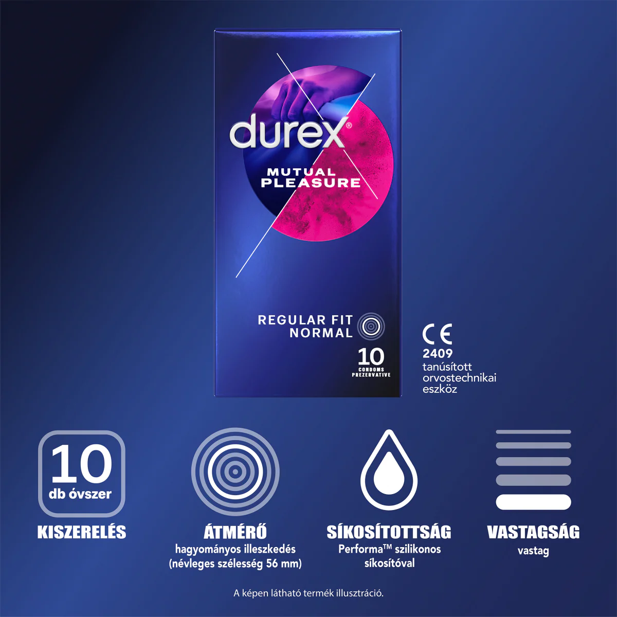 Durex Mutual Pleasure óvszer 10 db - Image 7