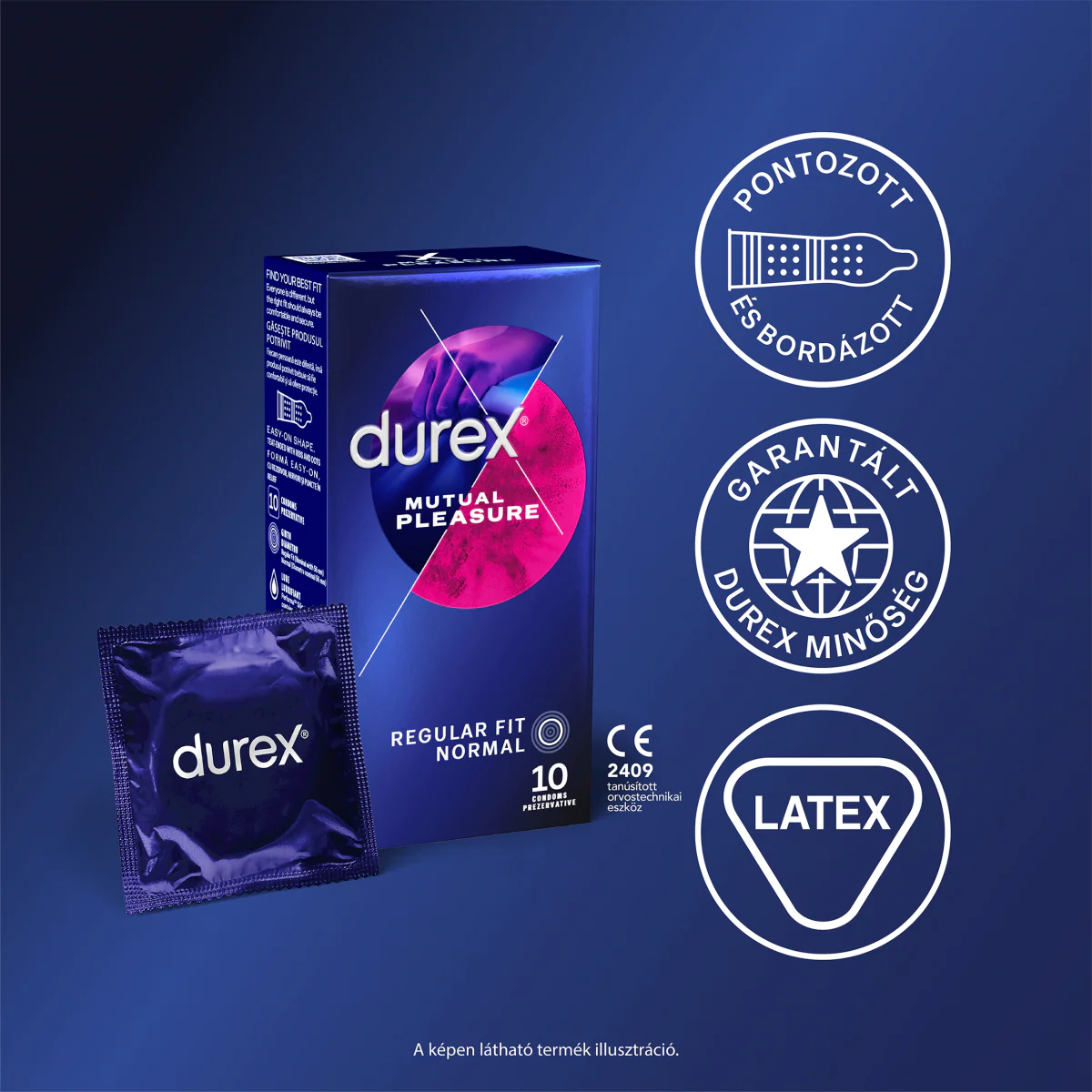 Durex Mutual Pleasure óvszer 10 db - Image 8