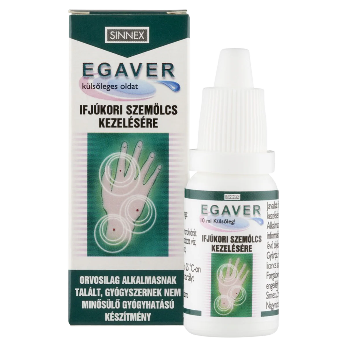 Egaverr szemölcs elleni ecsetelő 10ml - Image 9