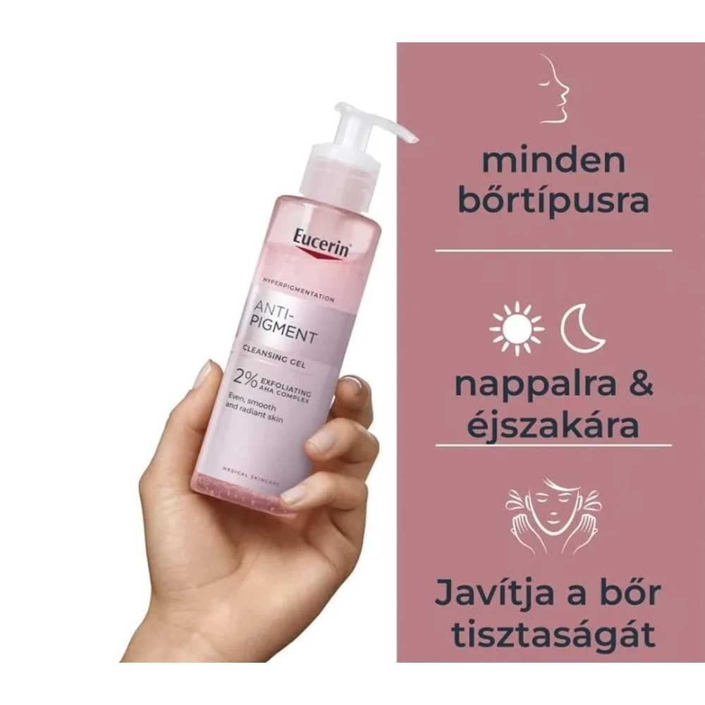 Eucerin Anti Pigment arclemosó gél hámlasztó 200ml - Image 2