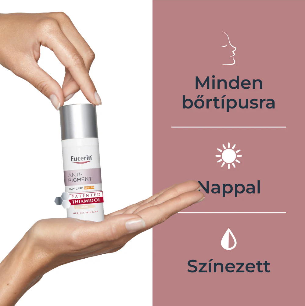 Eucerin Anti-Pigment színezett nappali arckrém light SPF30 50ml - Image 3