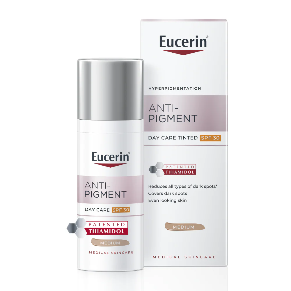 Eucerin Anti-Pigment színezett nappali arckrém medium SPF30 50ml - Image 4