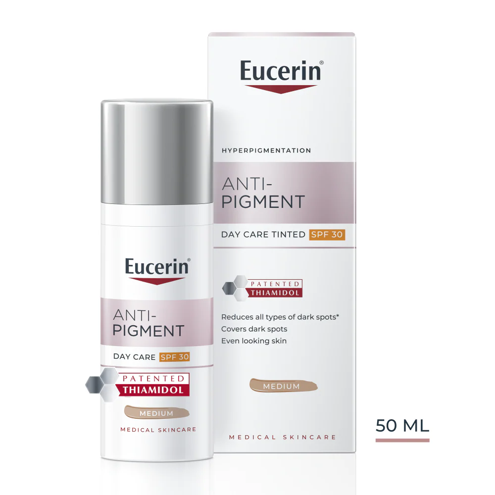 Eucerin Anti-Pigment színezett nappali arckrém medium SPF30 50ml - Image 5