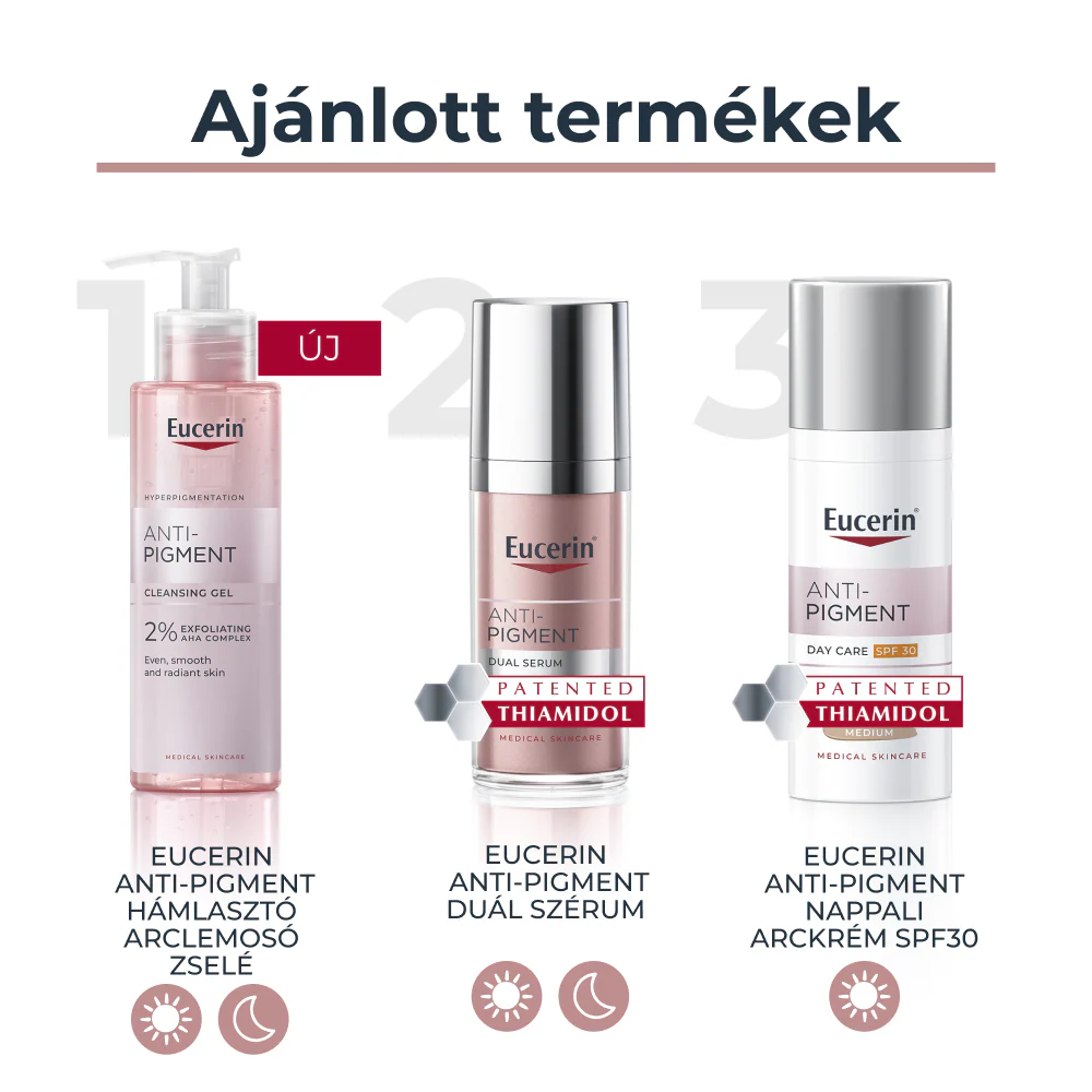 Eucerin Anti-Pigment színezett nappali arckrém medium SPF30 50ml - Image 7