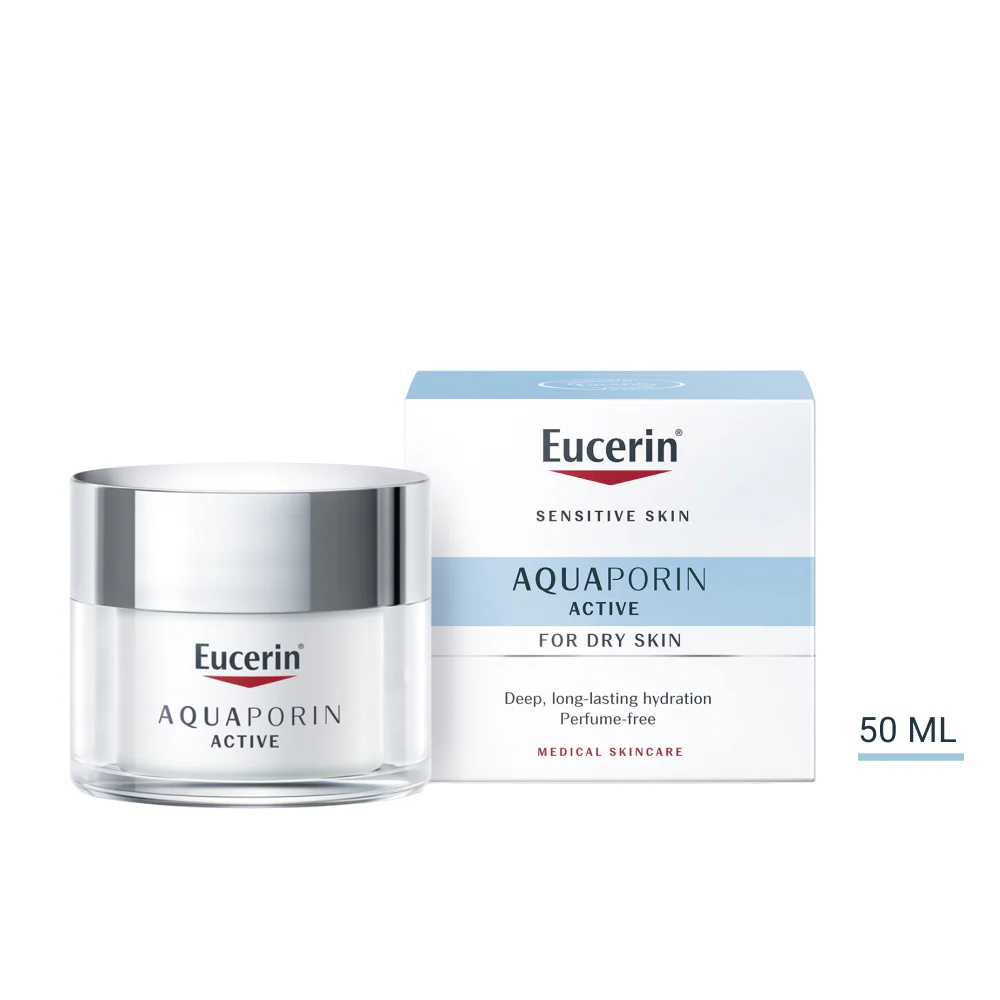 Eucerin AQUAporin ACTIVE Hidratáló arckrém száraz bőrre 50ml - Image 6