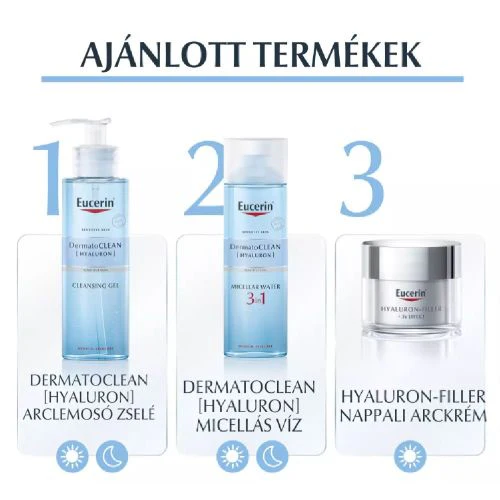 Eucerin DermatoCLEAN arclemosó habzó zselé 200ml - Image 6