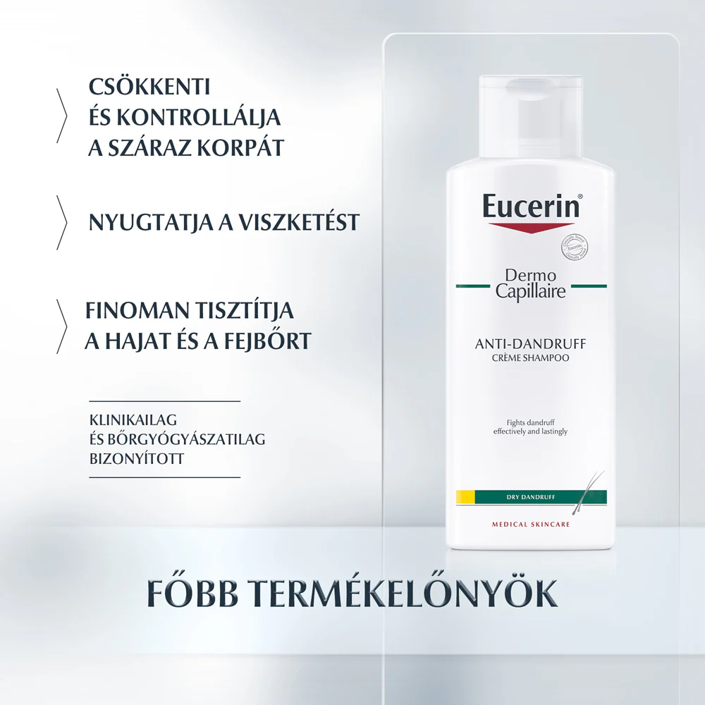 Eucerin DermoCapillaire Korpásodás elleni sampon száraz korpára 250ml - Image 2