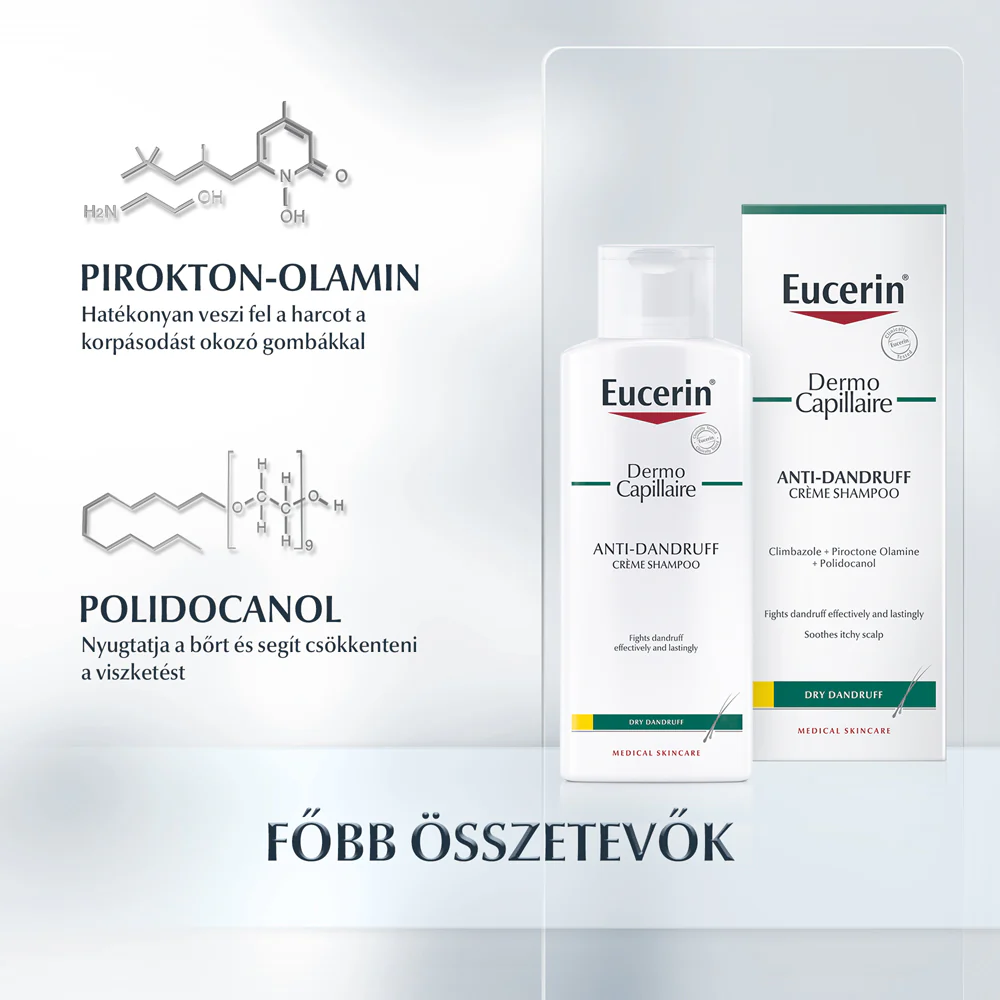 Eucerin DermoCapillaire Korpásodás elleni sampon száraz korpára 250ml - Image 4