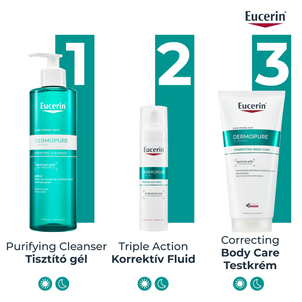 Eucerin DermoPure Clinical Correcting Body Care - Testkrém 200ml - Image 8