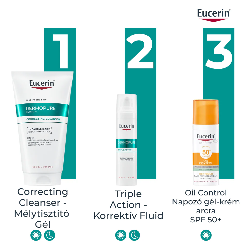 Eucerin DermoPure Clinical Correcting Cleanser - Mélytisztító gél 150 ml - Image 8