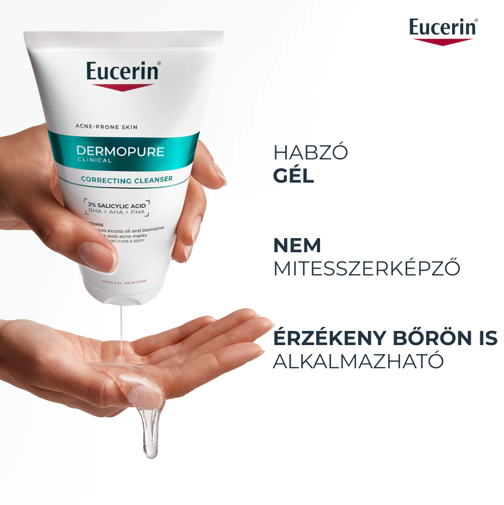 Eucerin DermoPure Clinical Correcting Cleanser - Mélytisztító gél 150 ml - Image 9
