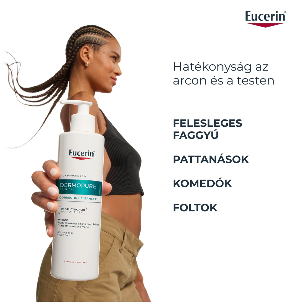 Eucerin DermoPure Clinical Correcting Cleanser - Mélytisztító gél 400ml - Image 3