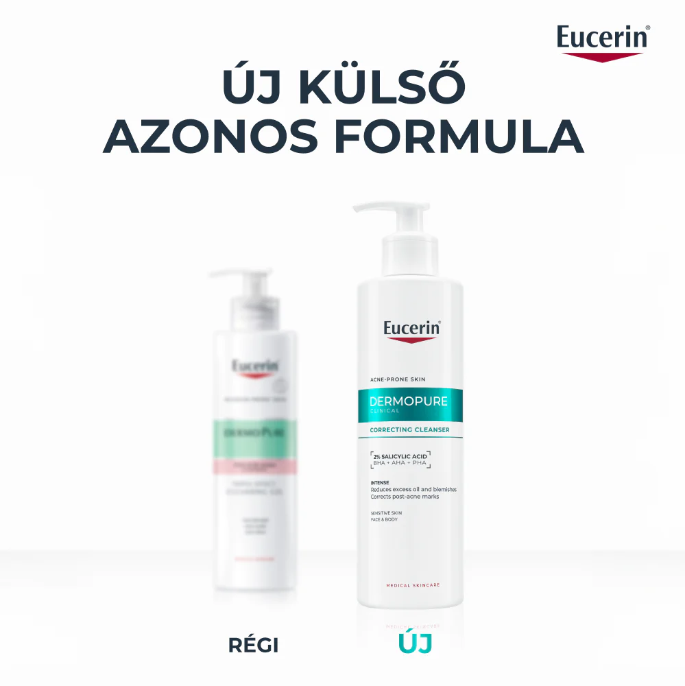 Eucerin DermoPure Clinical Correcting Cleanser - Mélytisztító gél 400ml - Image 6