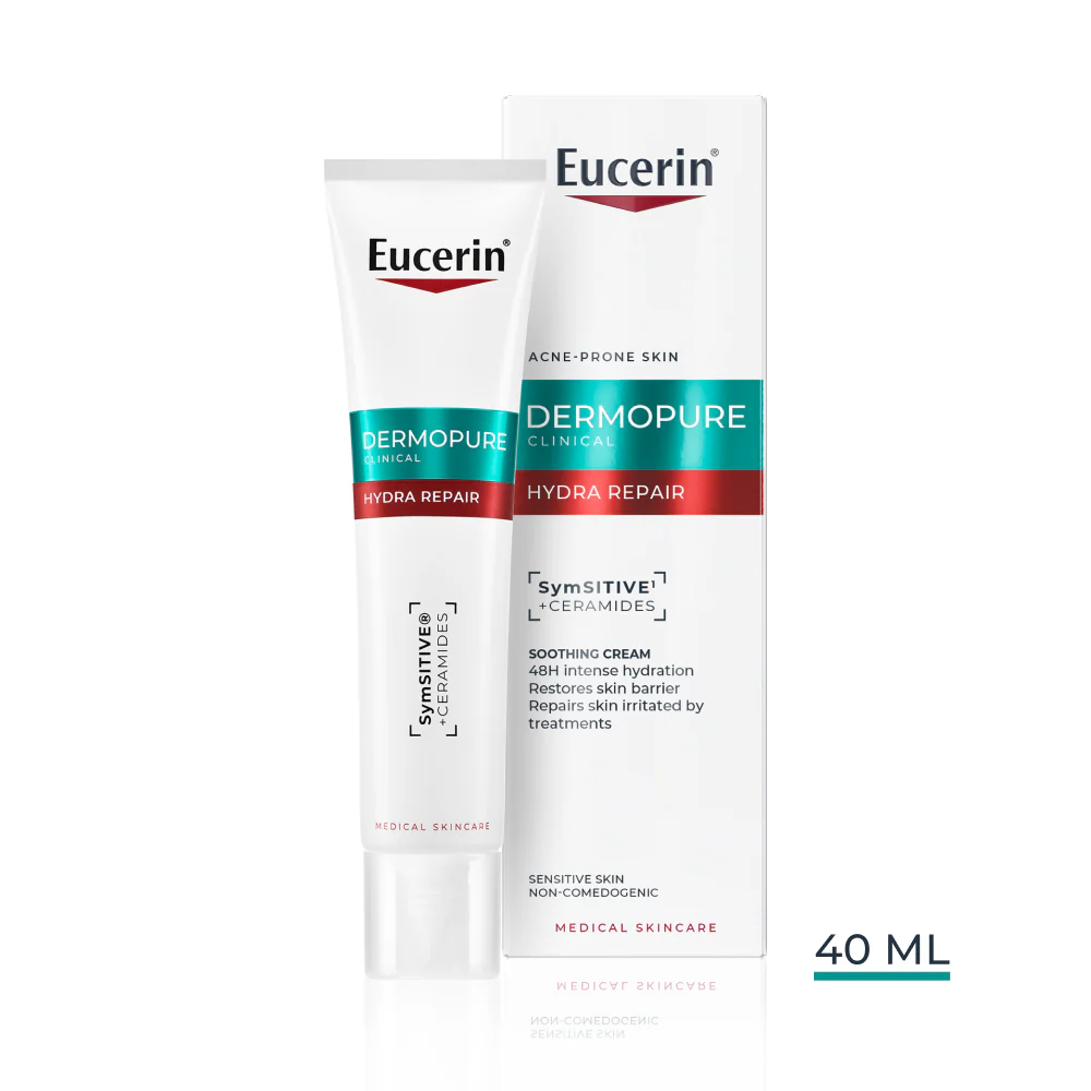 Eucerin DermoPure Clinical Hydra Repair - Bőrnyugtató krém 40 ml