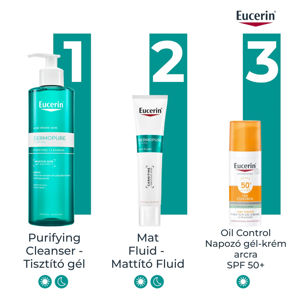 Eucerin DermoPure Clinical Mat Fluid - Mattító Fluid 40ml - Image 9
