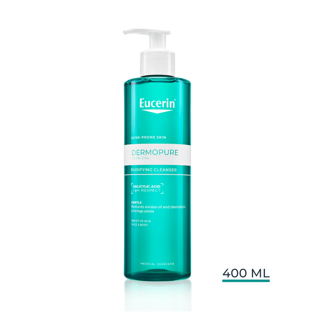 Eucerin DermoPure Clinical Purifying Cleanser - Tisztító gél 400ml