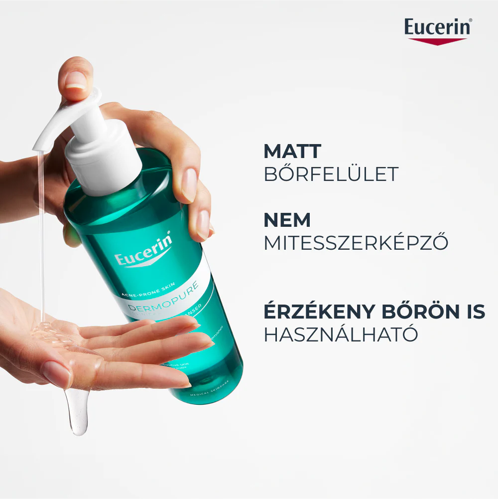 Eucerin DermoPure Clinical Purifying Cleanser - Tisztító gél 400ml - Image 5