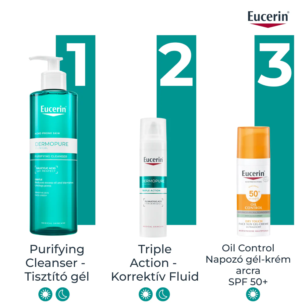 Eucerin DermoPure Clinical Purifying Cleanser - Tisztító gél 400ml - Image 7