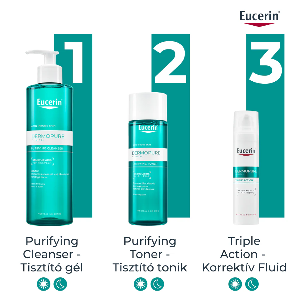 Eucerin DermoPure Clinical Purifying Toner - Tisztító tonik 200ml - Image 8