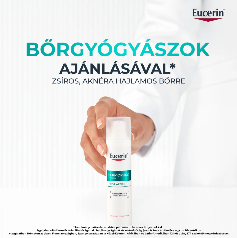 Eucerin DermoPure Clinical Triple Action - Korrektív Fluid 40ml - Image 3