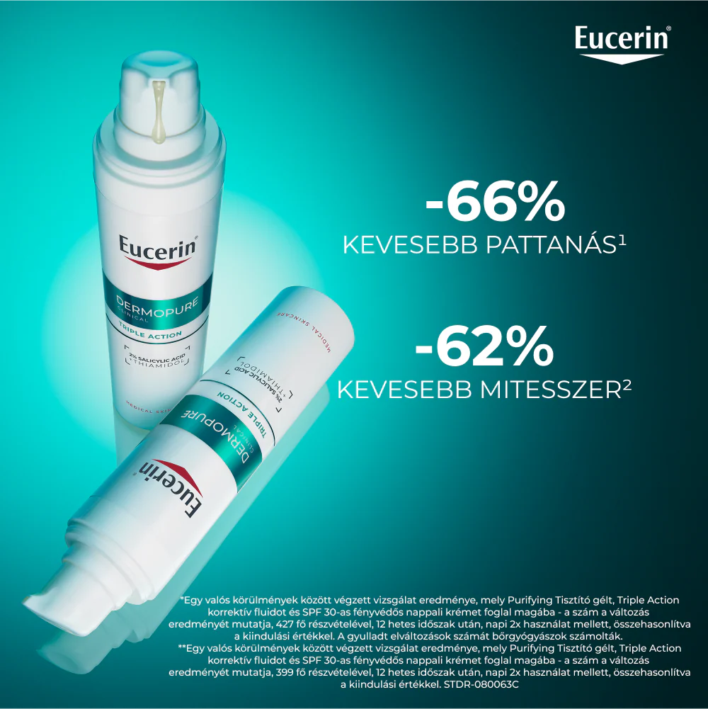 Eucerin DermoPure Clinical Triple Action - Korrektív Fluid 40ml - Image 5