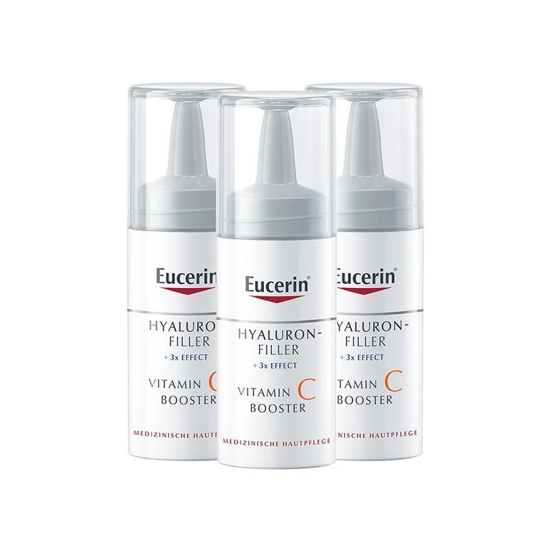 Eucerin Hyaluron-Filler C-vitaminos ránctalanító arcápoló koncentrátum 3x8ml - Image 8