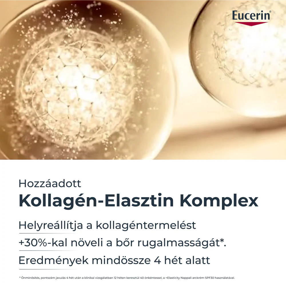 Eucerin Hyaluron-Filler + Elasticity Bőrtömörséget regeneráló nappali krém SPF15 50ml - Image 4
