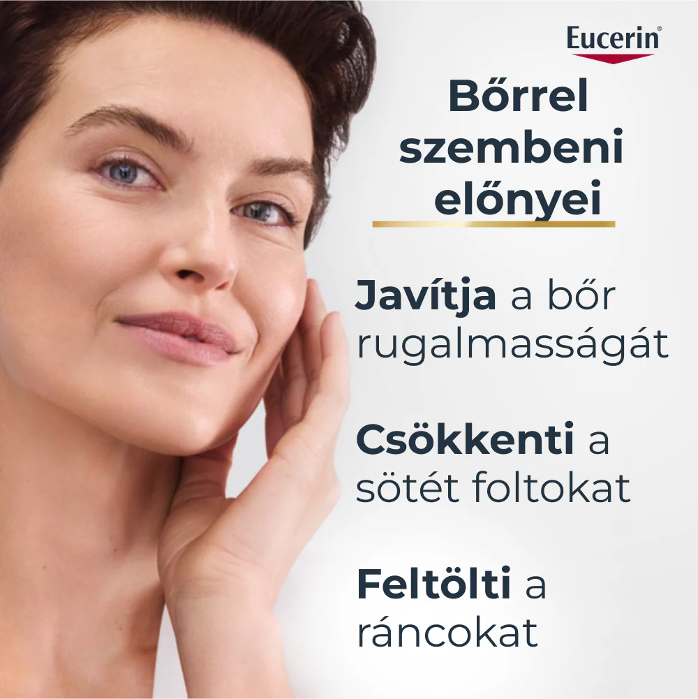 Eucerin Hyaluron-Filler + Elasticity Bőrtömörséget regeneráló nappali krém SPF15 50ml - Image 9