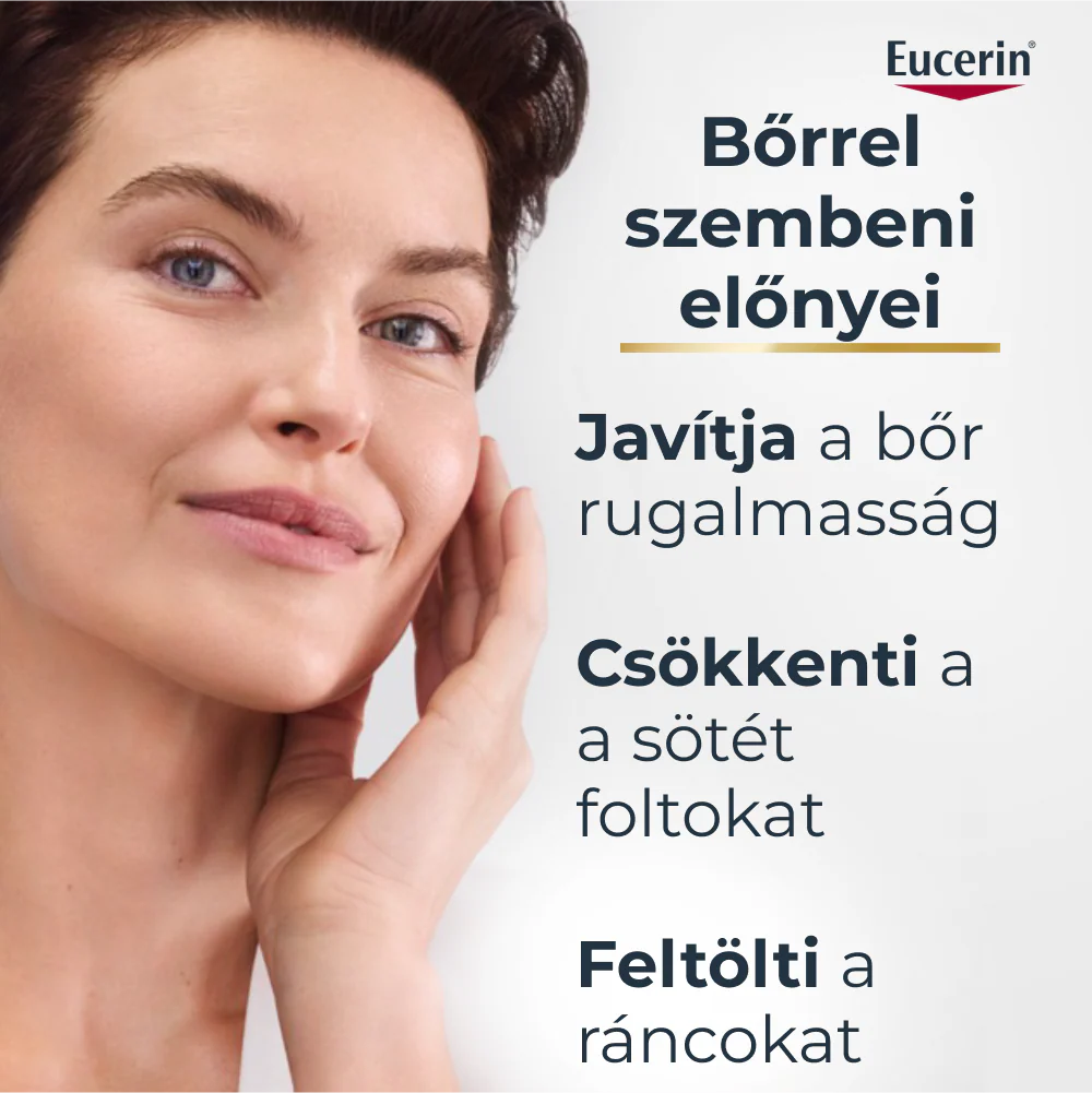 Eucerin Hyaluron-Filler + Elasticity Bőrtömörséget regeneráló nappali arckrém SPF30 50ml - Image 10
