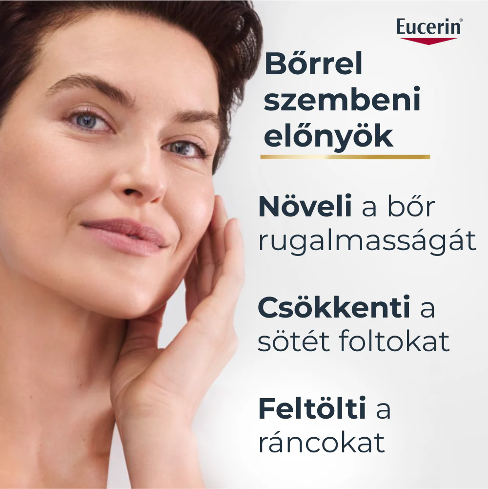 Eucerin Hyaluron-Filler + Elasticity Bőrtömörséget regeneráló nappali arckrém SPF30 öko-utántöltő 50ml - Image 9