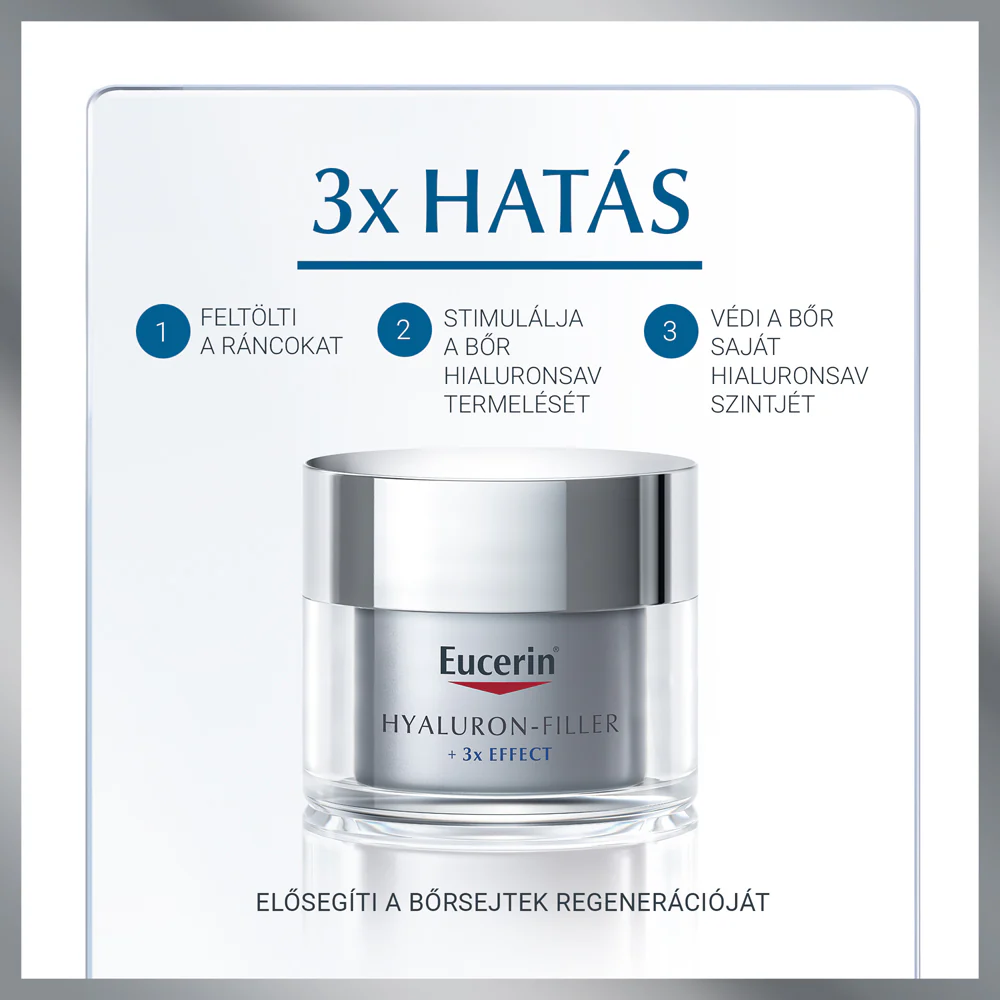 Eucerin Hyaluron-Filler Ráncfeltöltő éjszakai arckrém 50ml - Image 6