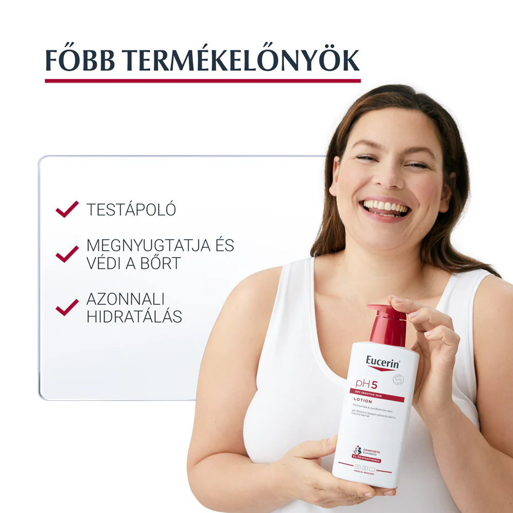 Eucerin pH5 Intenzív testápoló pumpás 400ml - Image 3