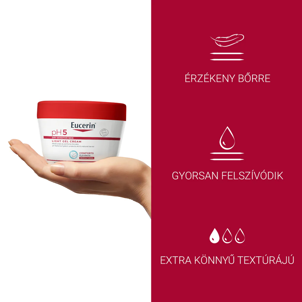 Eucerin pH5 extra könnyű, intenzív gél-krém 350ml - Image 4