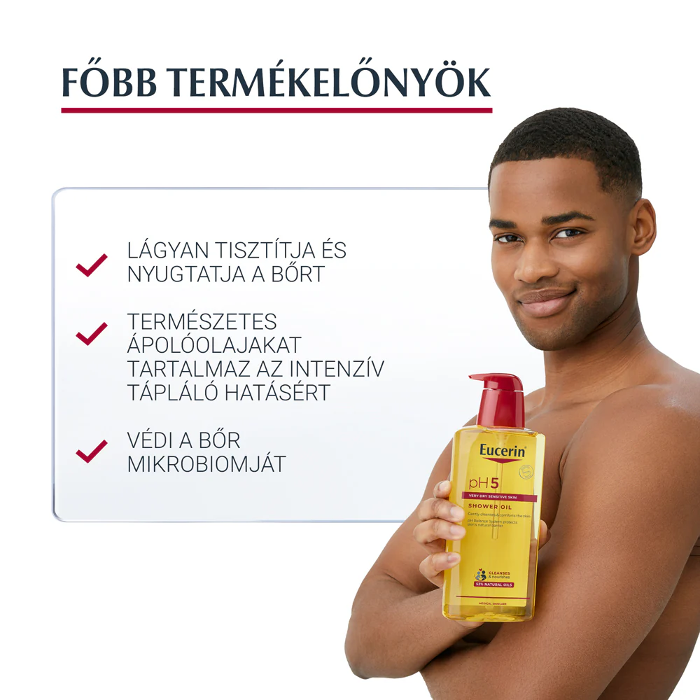 Eucerin pH5 Olajtusfürdő pumpás 400ml - Image 4
