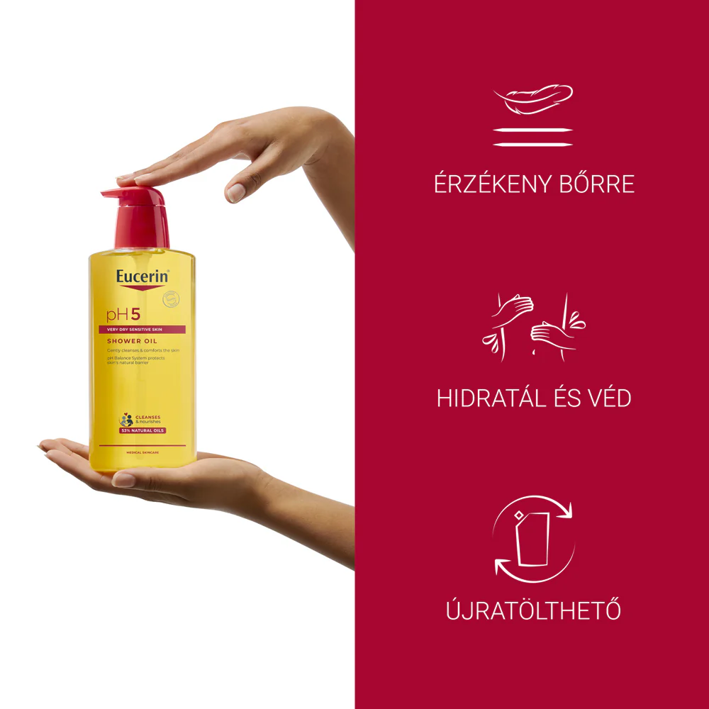 Eucerin pH5 Olajtusfürdő pumpás 400ml - Image 8