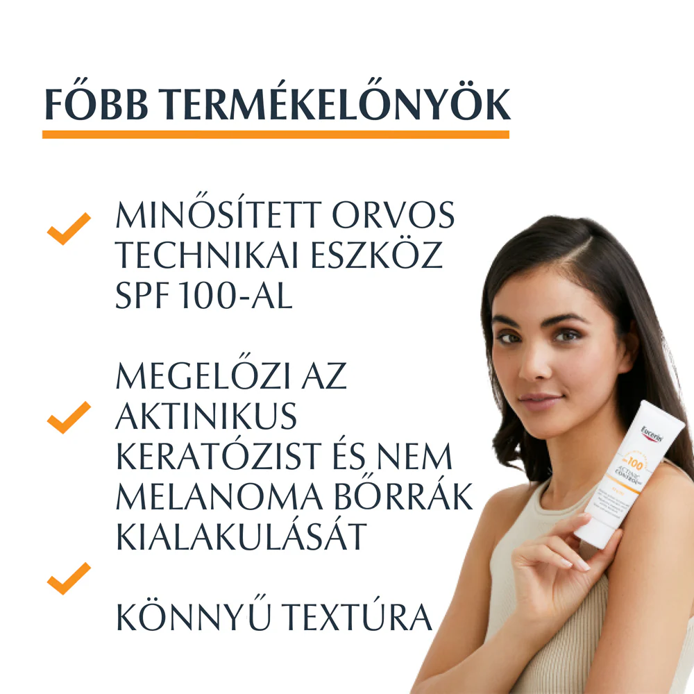 Eucerin Sun Actinic Control napozó fluid MD SPF100 80ml - Image 4