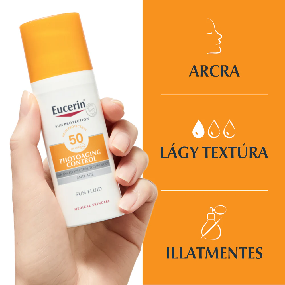Eucerin Sun Photoaging Control napozókrém arcra SPF50 50ml - Image 6