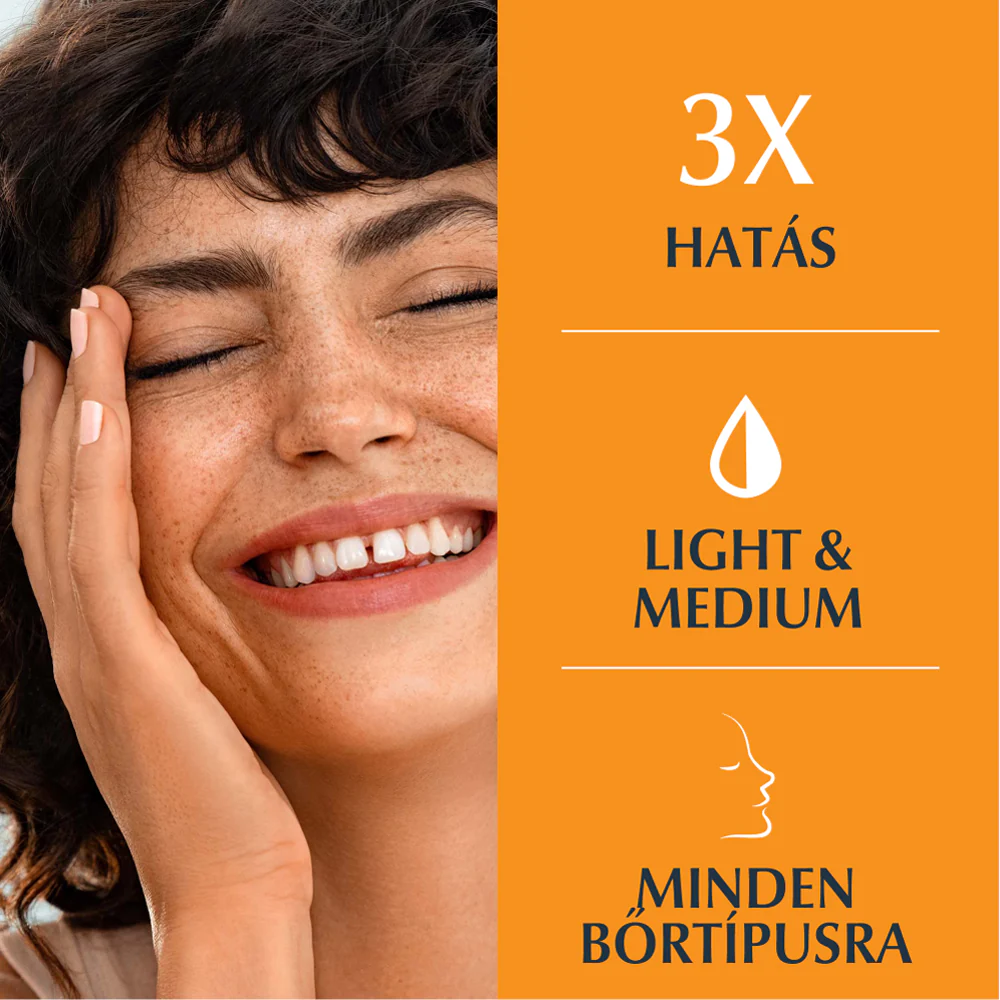 Eucerin Sun Photoaging Control színezett napozókrém arcra light SPF50+ 50ml - Image 2